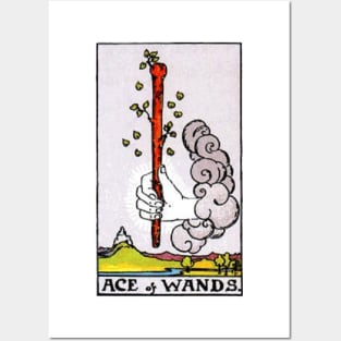 Ace of Wands Tarot Posters and Art